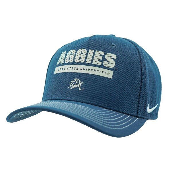 Nike navy Aggies Utah State University Aggie Bull Hat